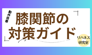 膝関節の対策ガイド